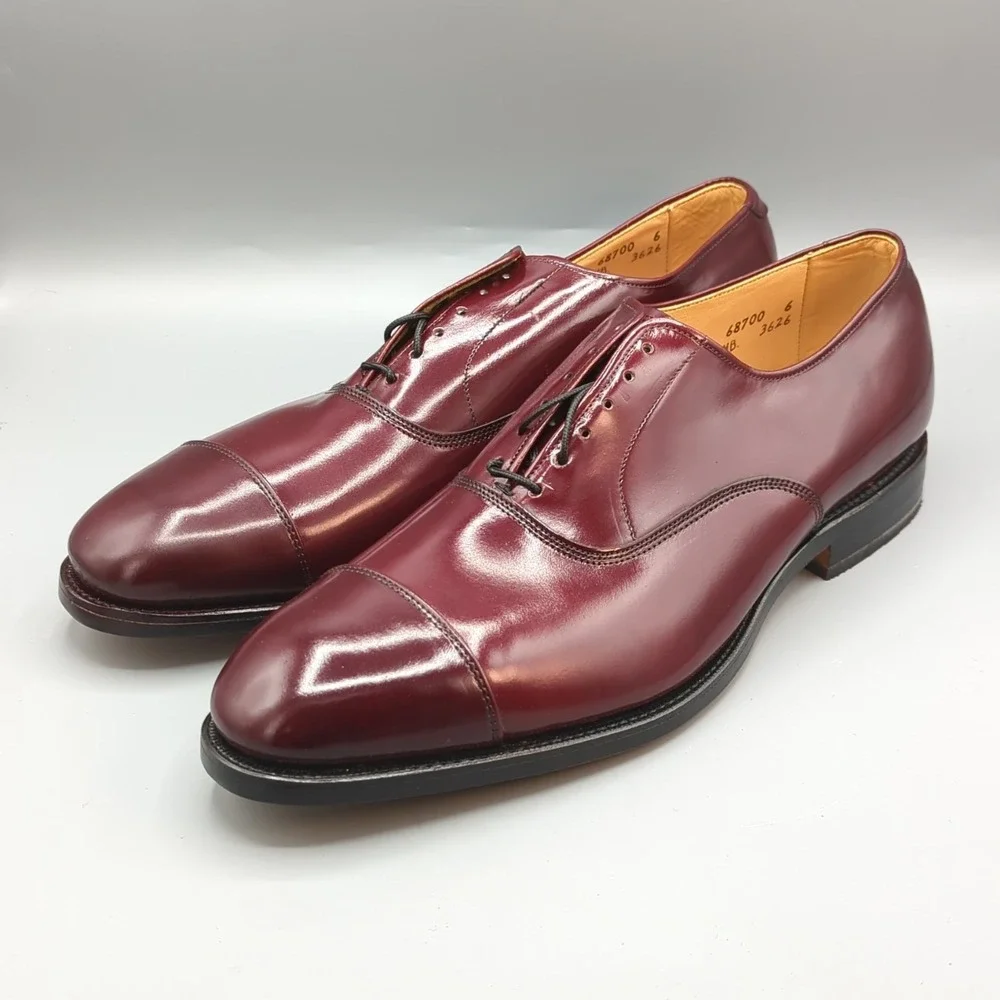 Allen Edmonds Park Avenue Cap-Toe Oxford Made In USA Calfskin Size Men's 10.5 C